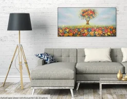 Kunstdruck 'Feld der Facetten'