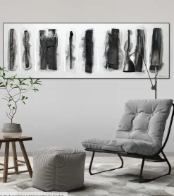 Kunstdruck 'Fährten im Schnee'