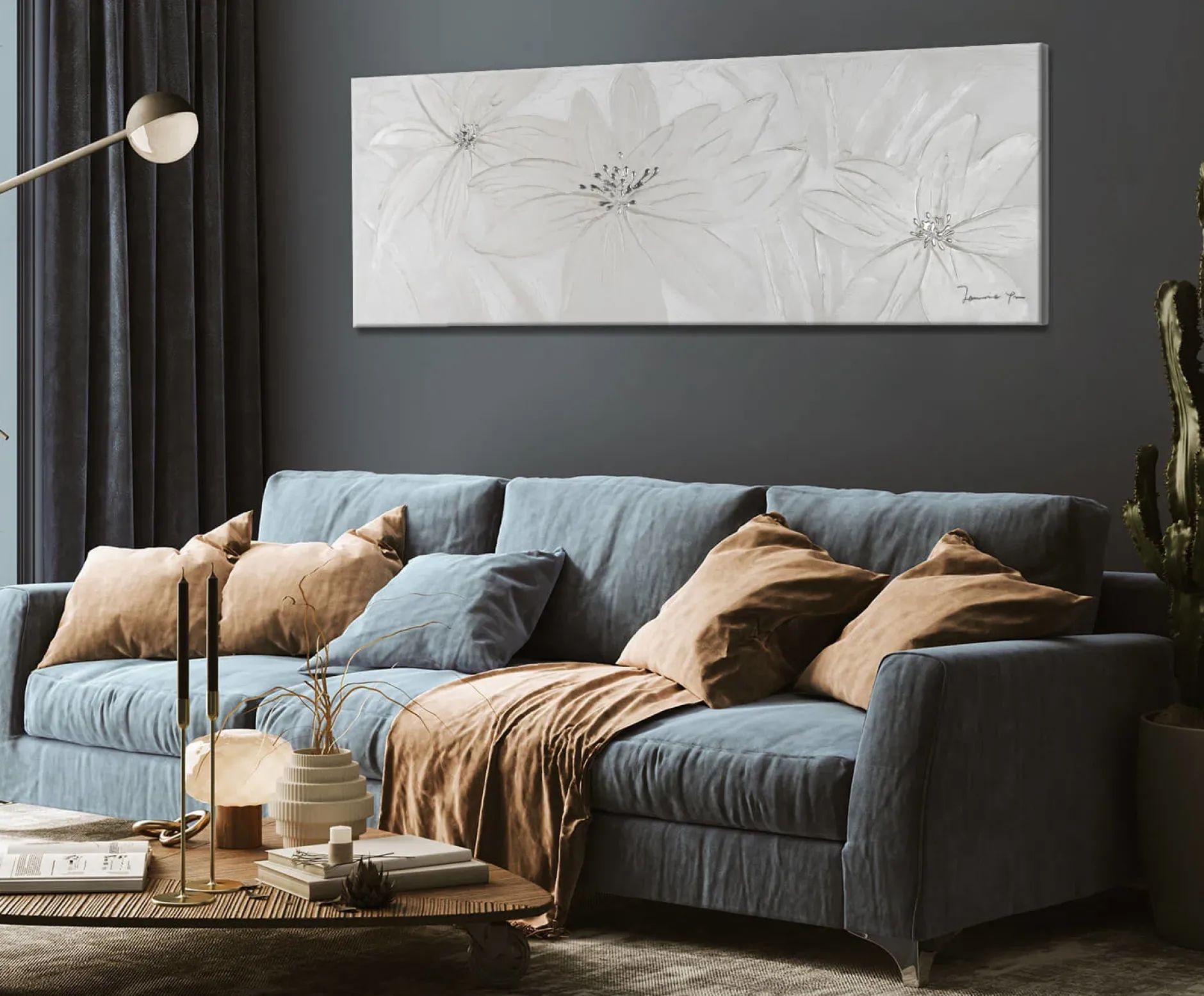 Kunstdruck 'Frozen Flowers'