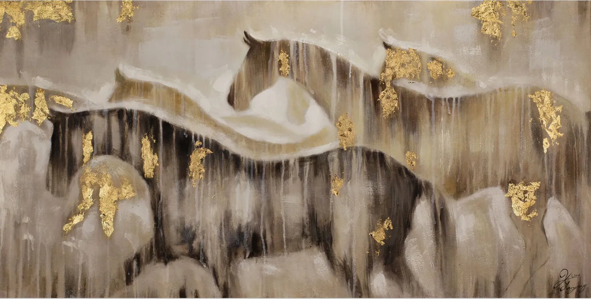 Kunstdruck 'Gemeinsam ans Ziel'