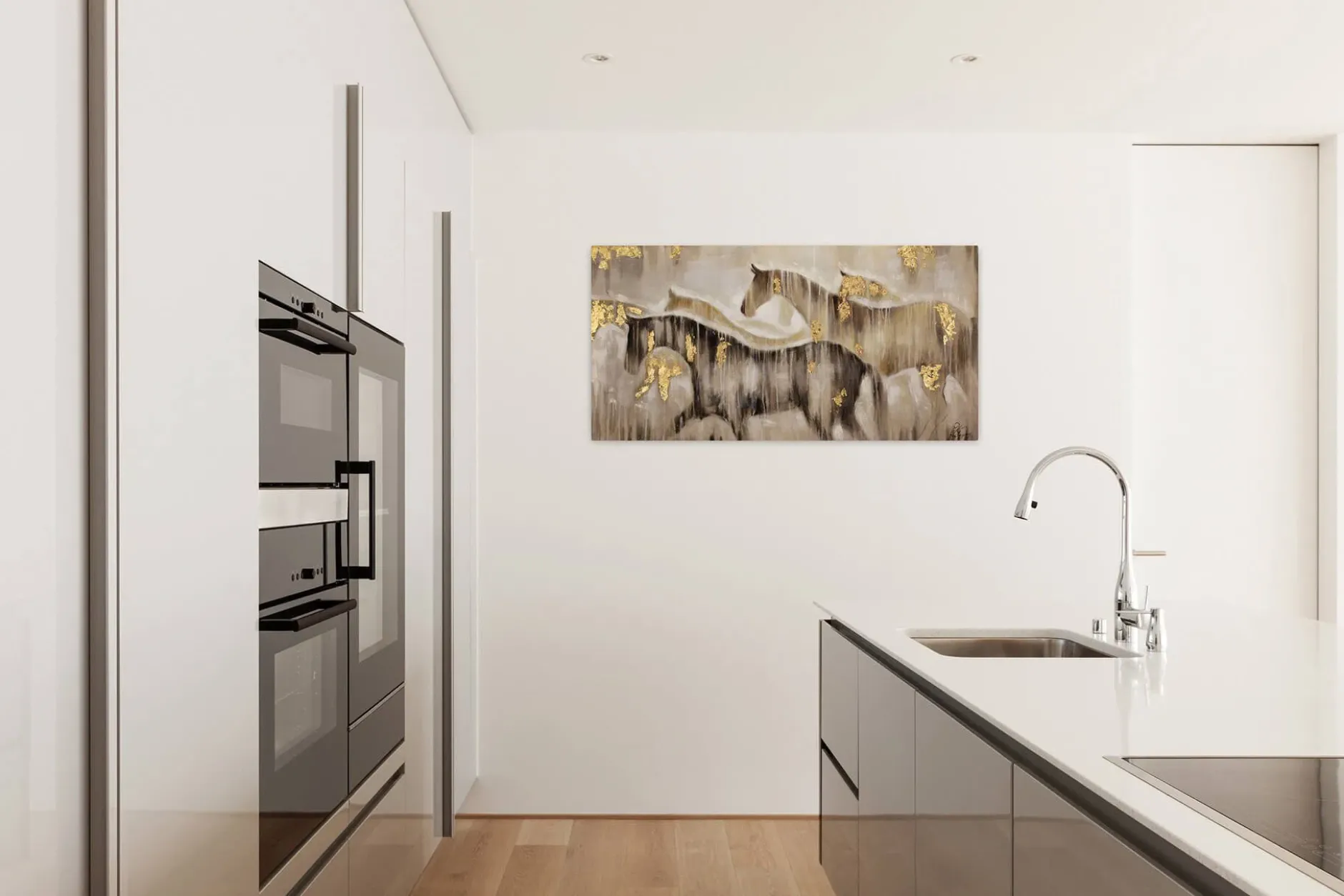 Kunstdruck 'Gemeinsam ans Ziel'