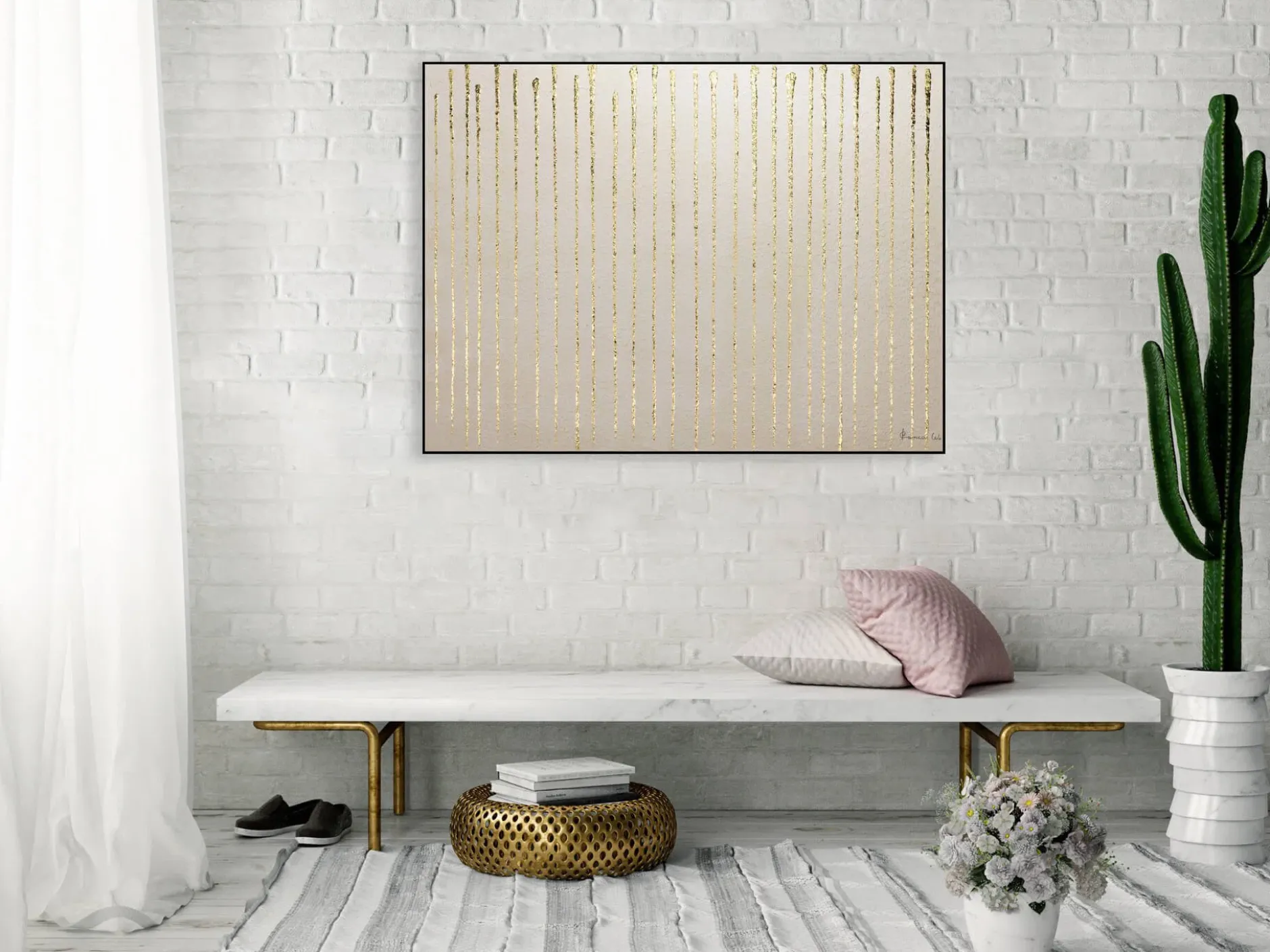 Kunstdruck 'Goldenes Gefängnis'