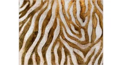 Kunstdruck 'Golden Zebra'