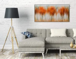 Kunstdruck 'Herbst in Orange'