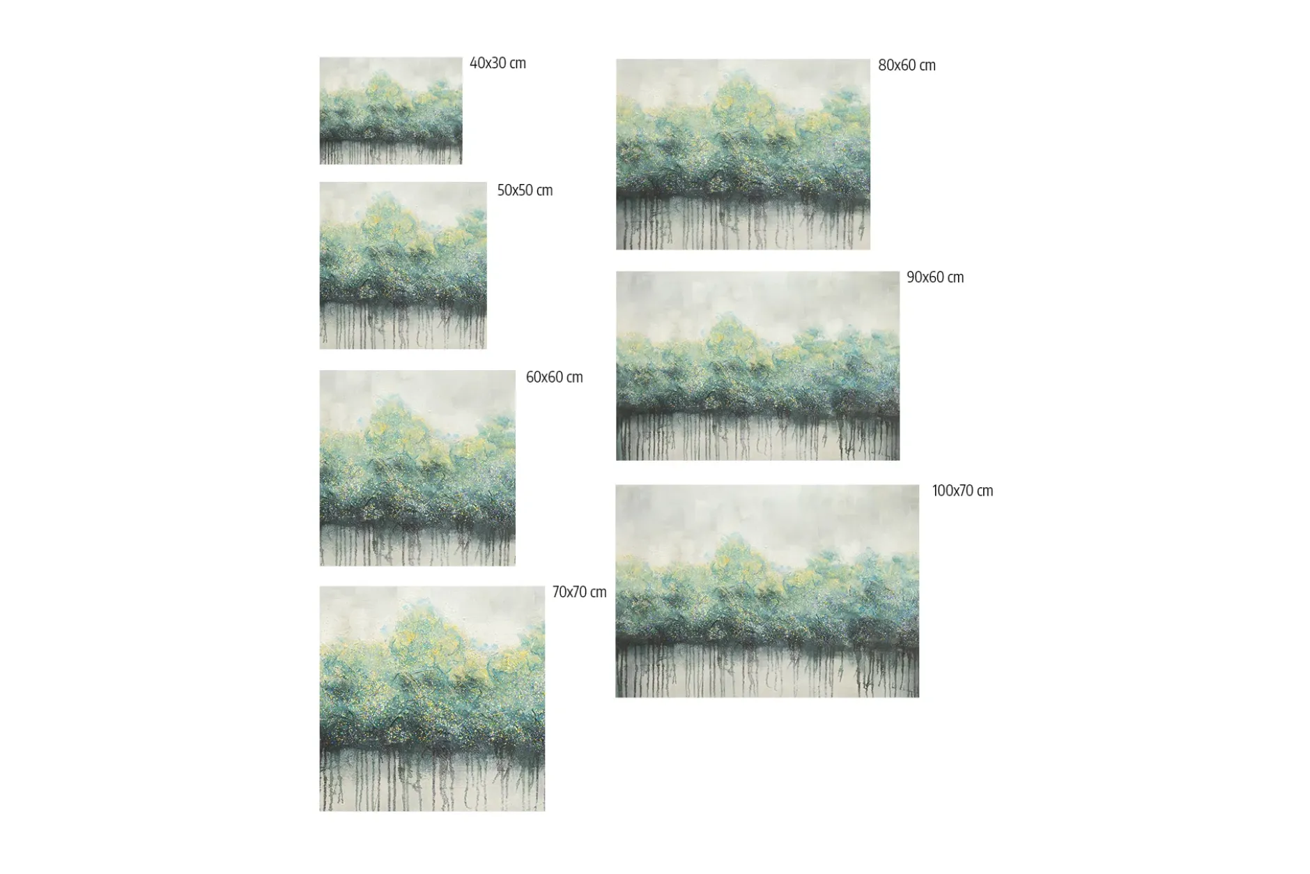 Kunstdruck 'Impermeable Forest'