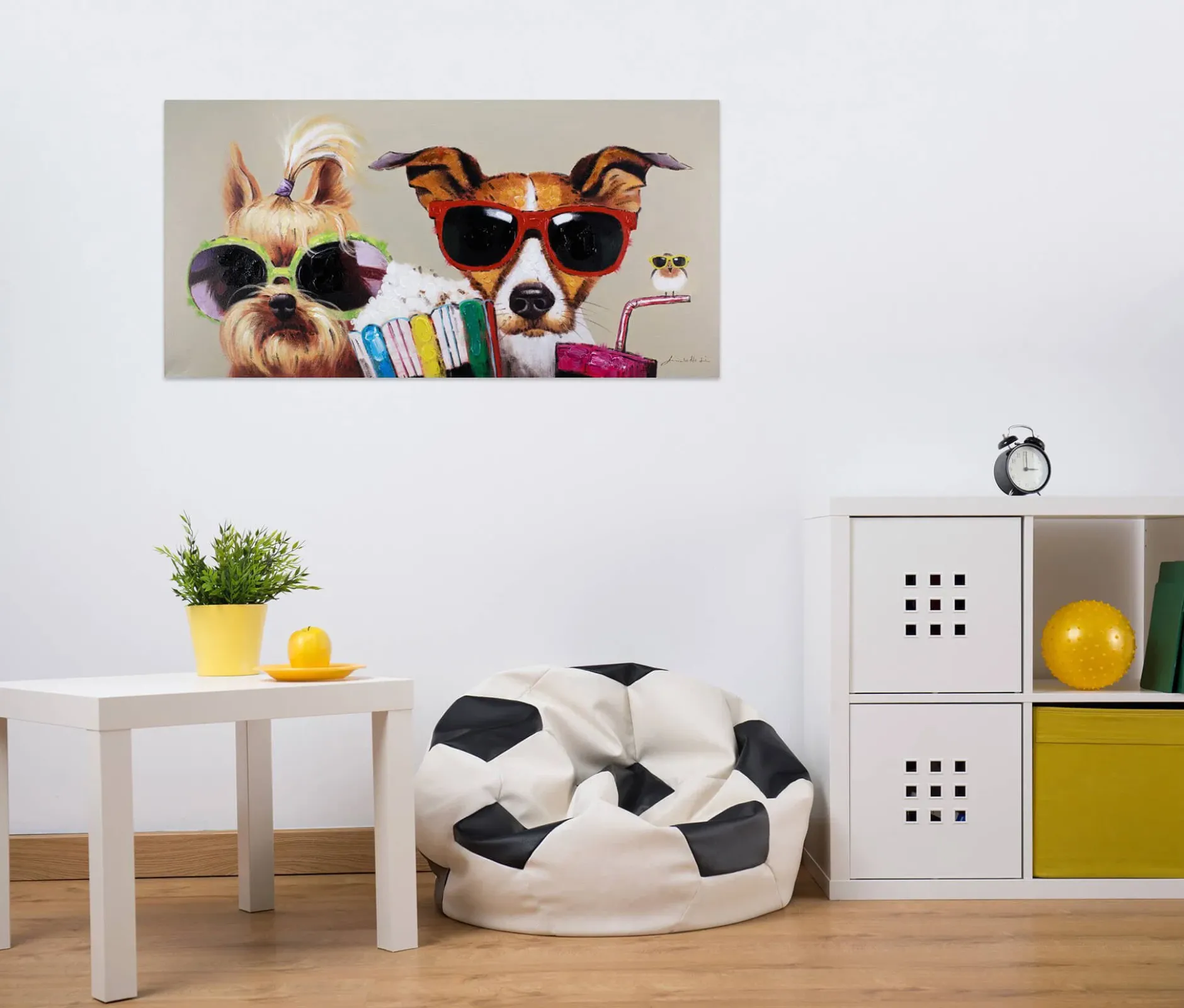 Kunstdruck 'Kiki, Jack und Matt'
