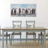 Kunstdruck 'Kreis der Pinguine'