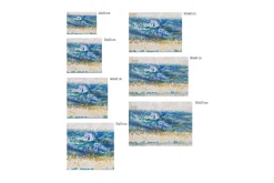 Kunstdruck 'Layers of Ages'