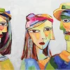 Kunstdruck 'Picasso's Musen'
