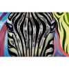 Kunstdruck 'Psychedelic Zebra'
