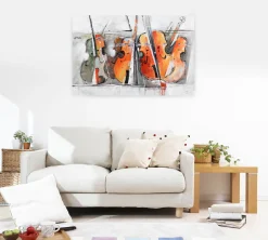 Kunstdruck 'Quartett der Geigen'