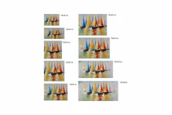Kunstdruck 'Rainbow Regatta'