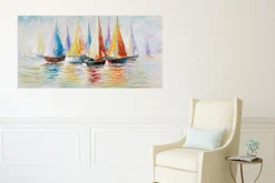 Kunstdruck 'Rainbow Regatta'