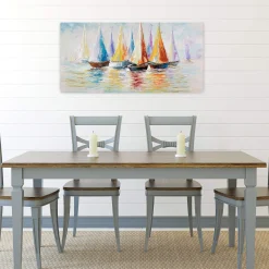 Kunstdruck 'Rainbow Regatta'