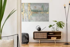 Kunstdruck 'Riverside Stroll'
