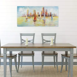Kunstdruck 'Skyline Sailing'