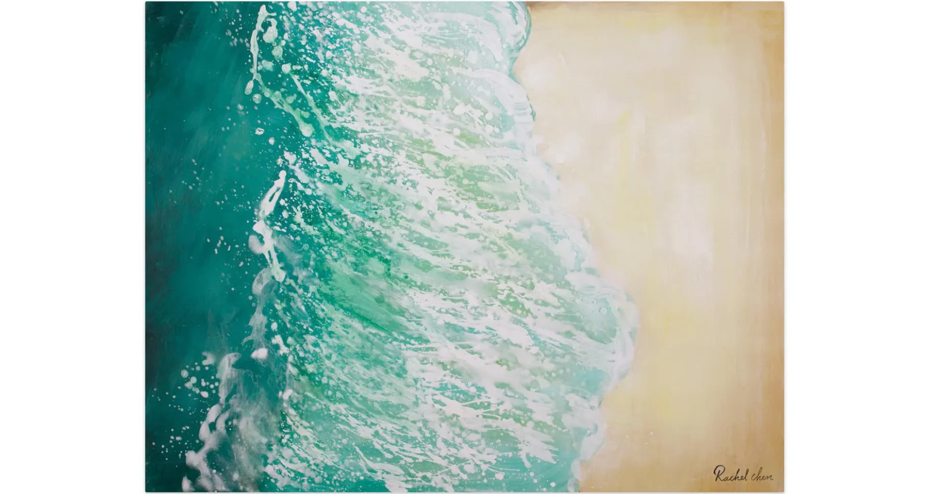 Kunstdruck 'Sommer in Ibiza'