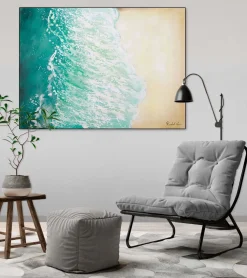 Kunstdruck 'Sommer in Ibiza'