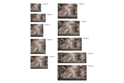 Kunstdruck 'Stag in the Brume'