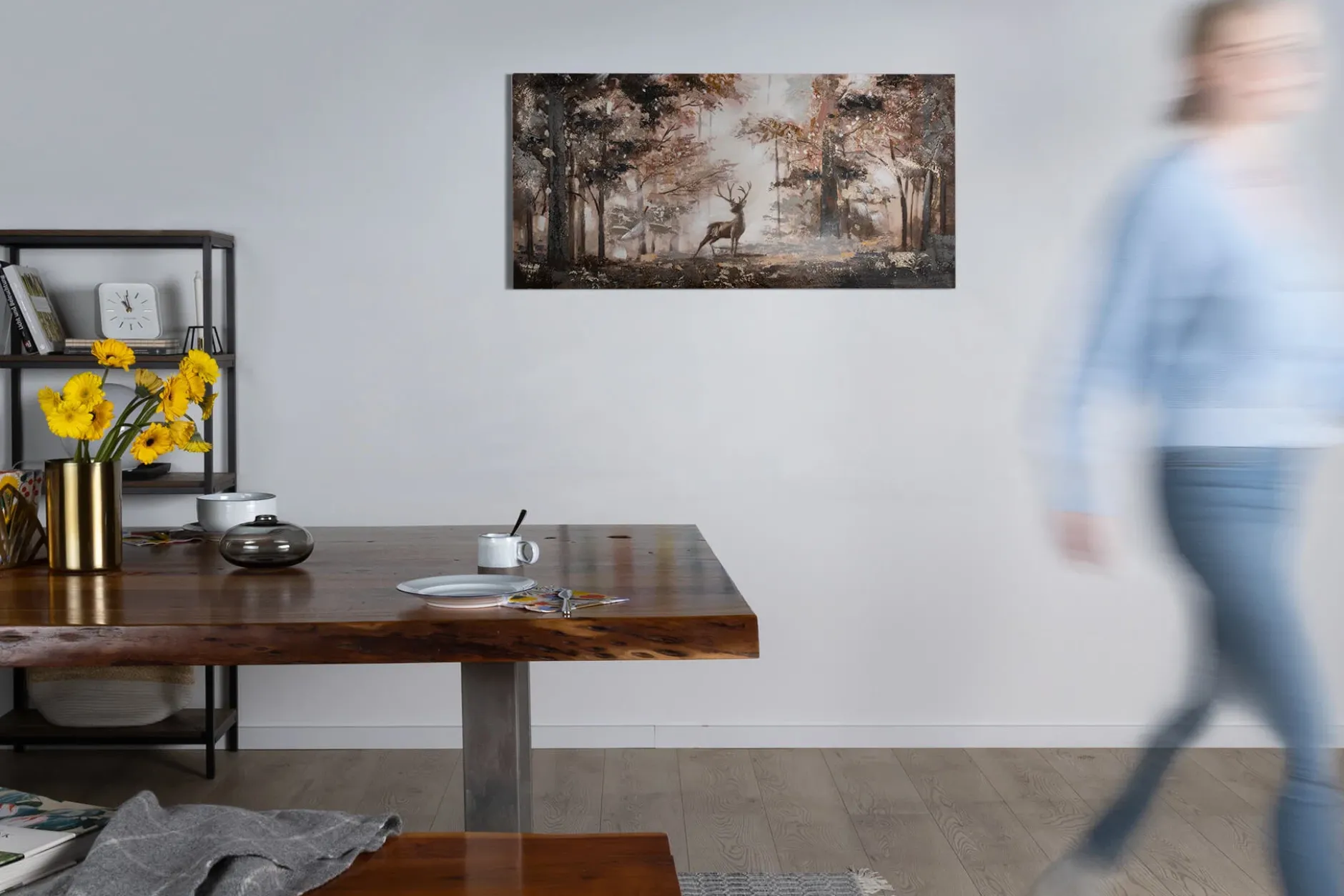 Kunstdruck 'Stag in the Brume'