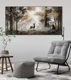 Kunstdruck 'Stag in the Brume'
