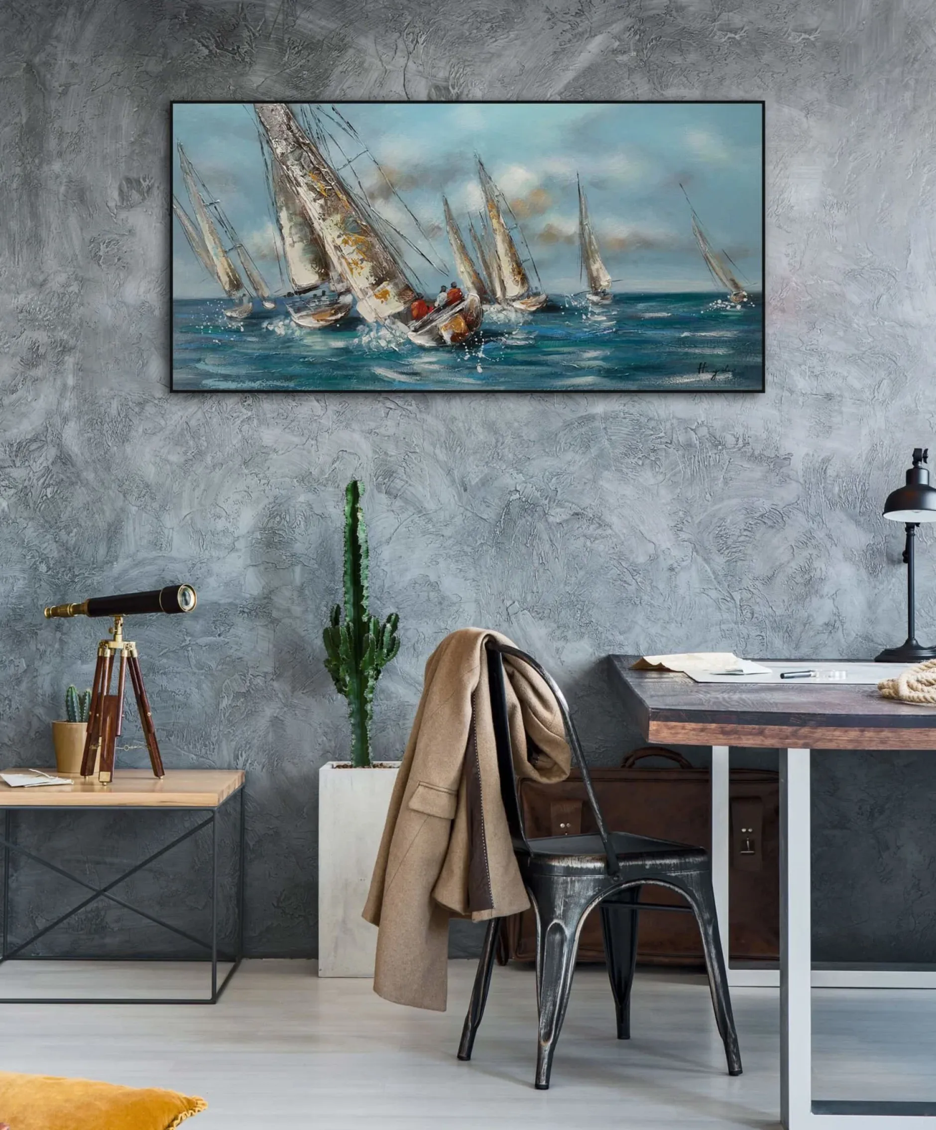 Kunstdruck 'Von Küste zu Küste'