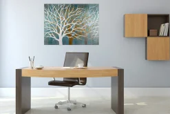 Kunstdruck 'Where the Treetops glisten'