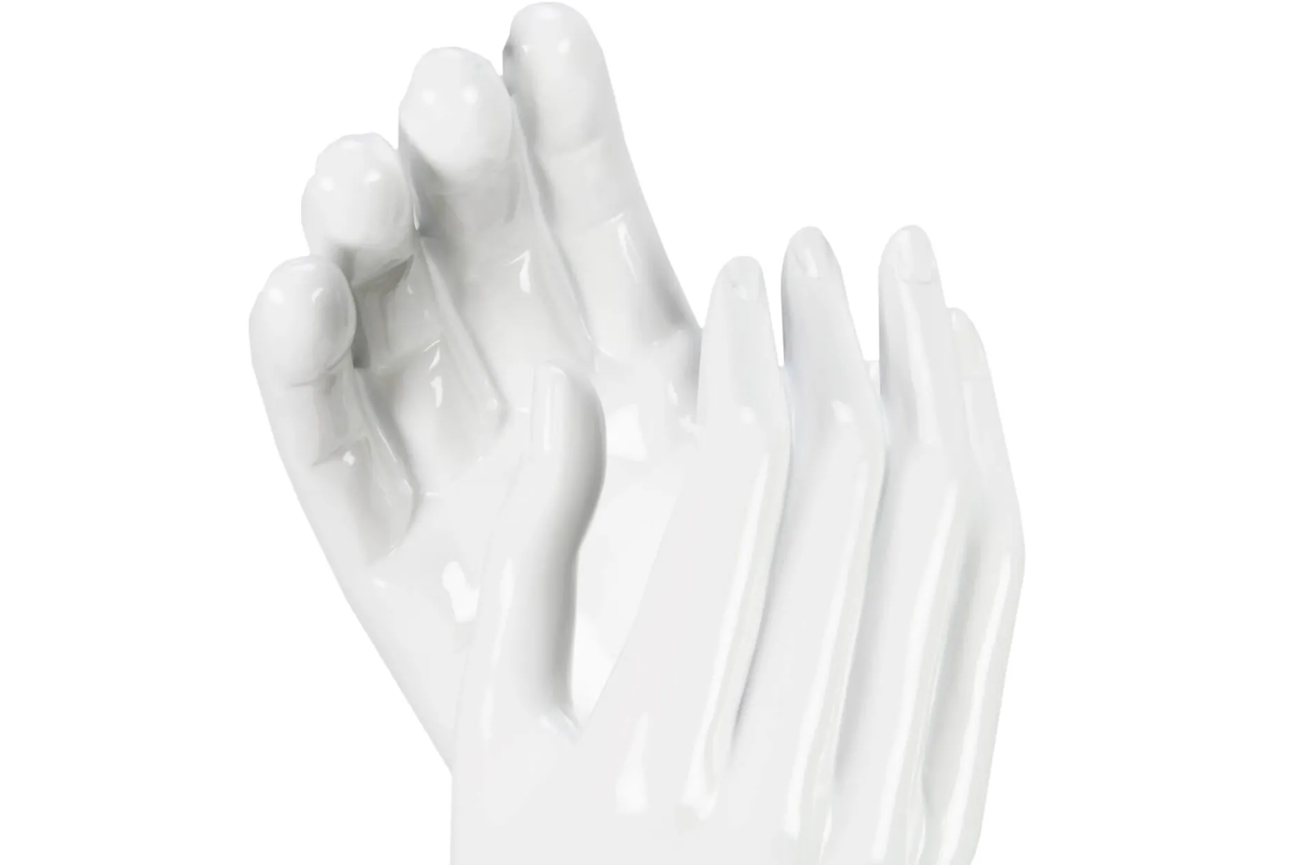 Kunststein Skulptur 'As we touched' 21x41x21cm