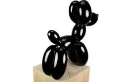 Kunststein Skulptur 'Balloon Poodle' 50x46x18cm