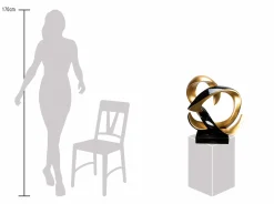 Kunststein Skulptur 'Bound by Magic' 59x57x29cm