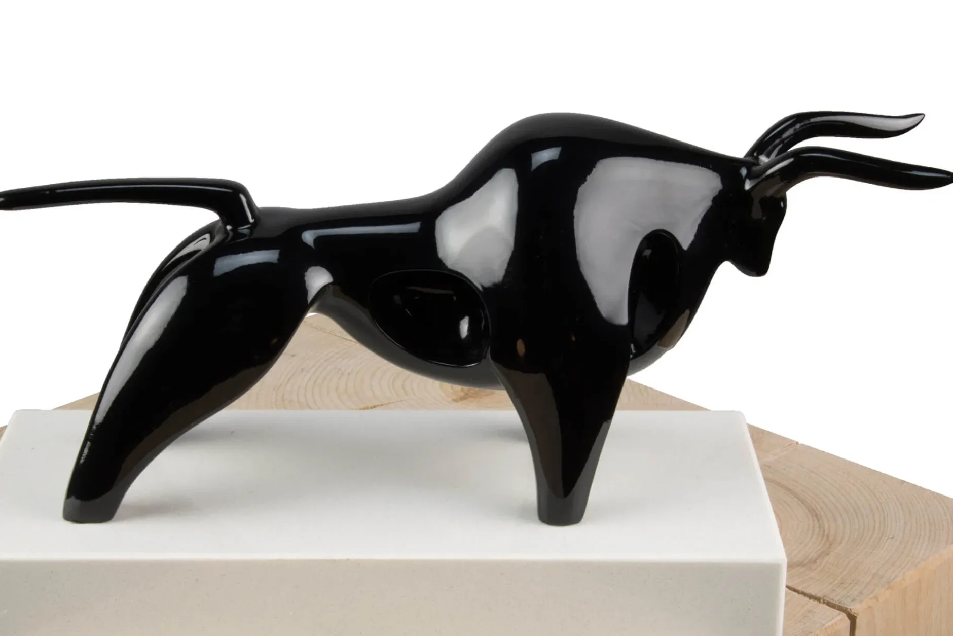 Kunststein Skulptur 'Dark Spirit' 28x16x10cm