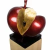 Kunststein Skulptur 'Evas Apfel' 51x54x40cm