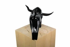 Kunststein Skulptur 'Fokussiert' 46x33x28cm