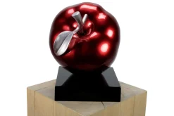 Kunststein Skulptur 'Gesunder Genuss' 31x31x23cm