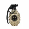 Kunststein Skulptur 'Gold Pineapple' 15x25x13cm