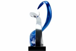 Kunststein Skulptur 'Harmonischer Zweiklang' 45x63x28cm