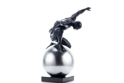 Kunststein Skulptur 'Innere Balance' 48x47x27cm