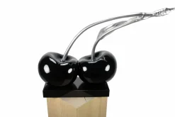 Kunststein Skulptur 'In Schwarz getaucht' 70x72x31cm
