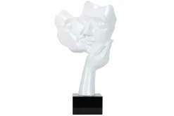 Kunststein Skulptur 'Kuss der Unschuld' 27x50x14cm