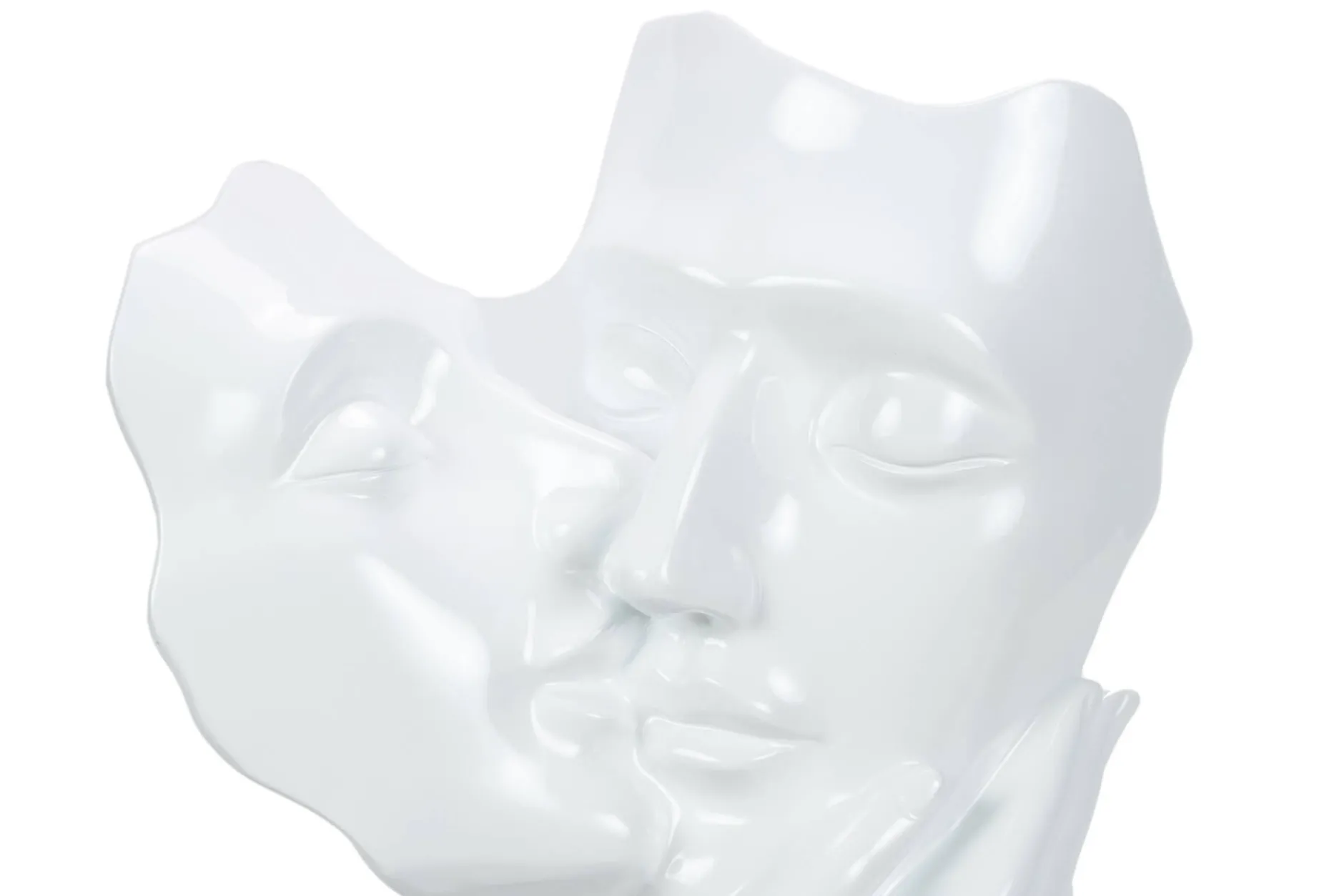 Kunststein Skulptur 'Kuss der Unschuld' 27x50x14cm