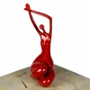 Kunststein Skulptur 'Liebreizende Lady' 14x33x11cm