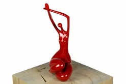 Kunststein Skulptur 'Liebreizende Lady' 14x33x11cm