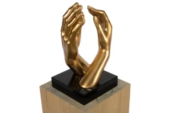 Kunststein Skulptur 'Pour toujours' 21x41x21cm