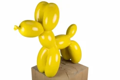 Kunststein Skulptur 'Puppy Angel' 50x46x18cm