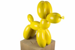 Kunststein Skulptur 'Puppy Angel' 50x46x18cm