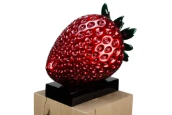 Kunststein Skulptur 'Strawberry Seduction' 44x39x28cm