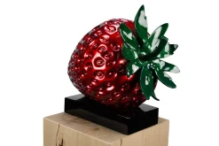 Kunststein Skulptur 'Strawberry Seduction' 44x39x28cm