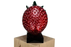 Kunststein Skulptur 'Strawberry Seduction' 44x39x28cm