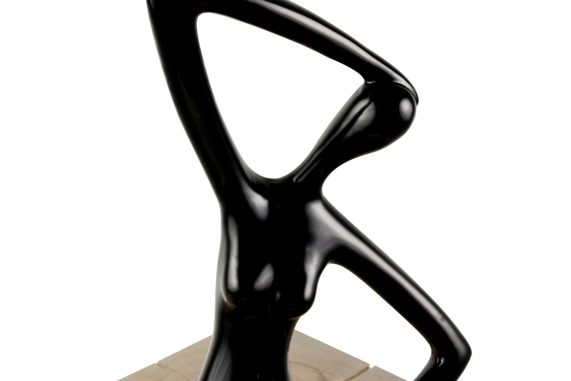 Kunststein Skulptur 'Time for Yoga' 25x28x13cm
