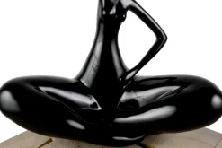 Kunststein Skulptur 'Time for Yoga' 25x28x13cm
